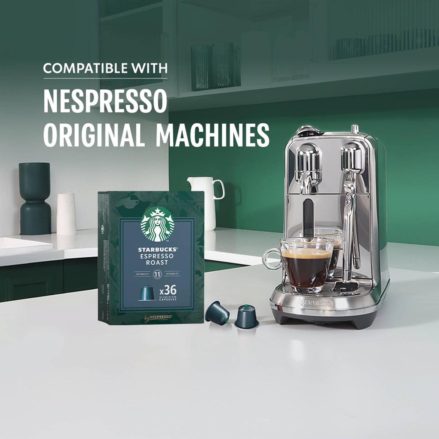 Starbucks by Nespresso Espresso Roast 36 Aluminium Capsules 198g — image 4