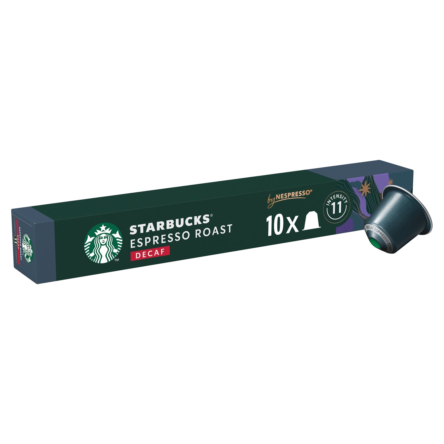 STARBUCKS by Nespresso Espresso Roast Decaf 10 Capsules 55G — image 1