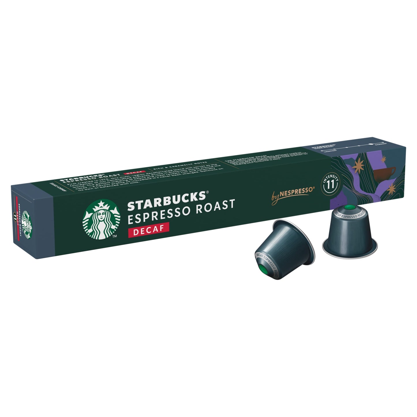 STARBUCKS by Nespresso Espresso Roast Decaf 10 Capsules 55G — image 2