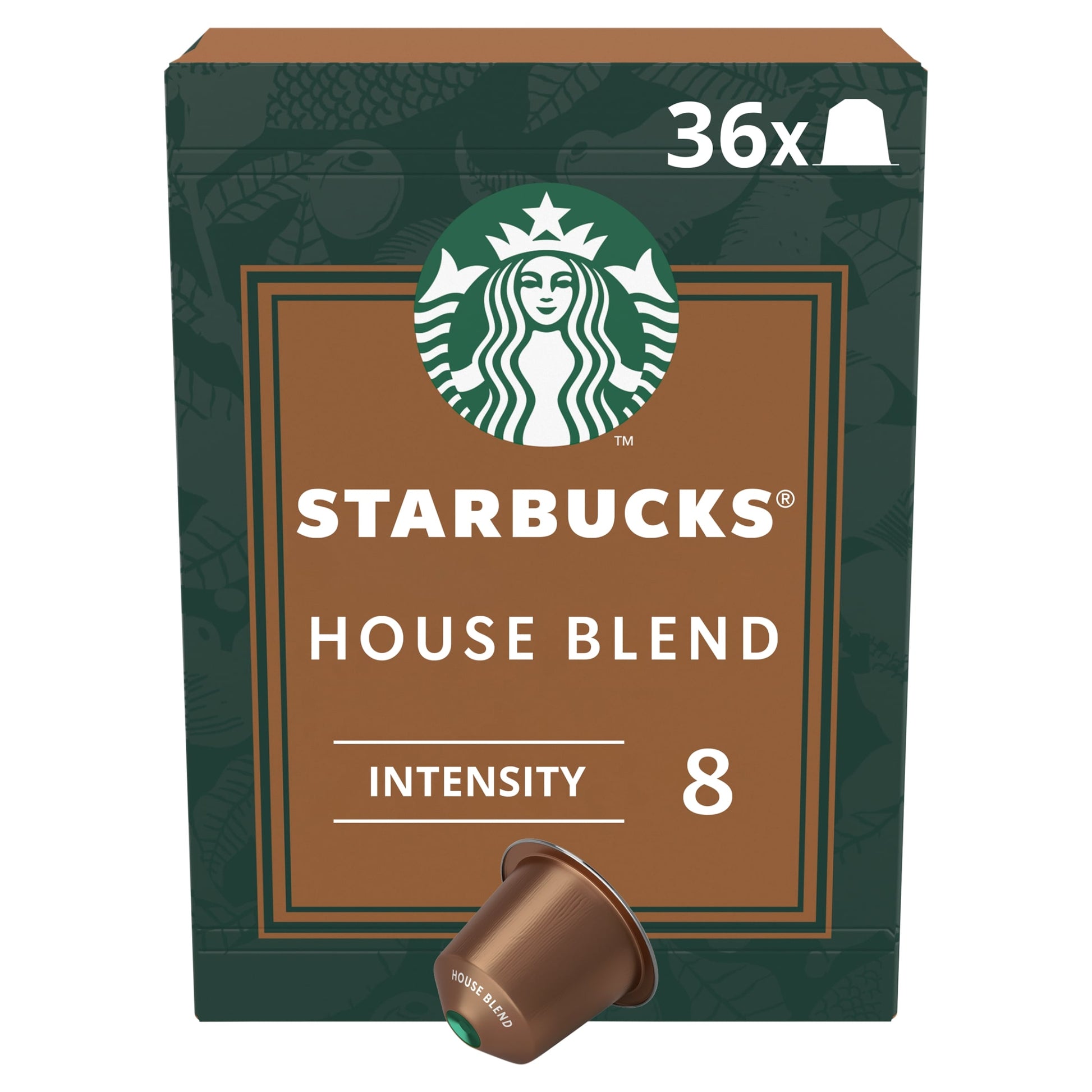 Starbucks by Nespresso House Blend Lungo 36 Aluminium Capsules 187.2g — image 1