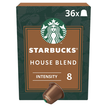 Starbucks by Nespresso House Blend Lungo 36 Aluminium Capsules 187.2g — image 1