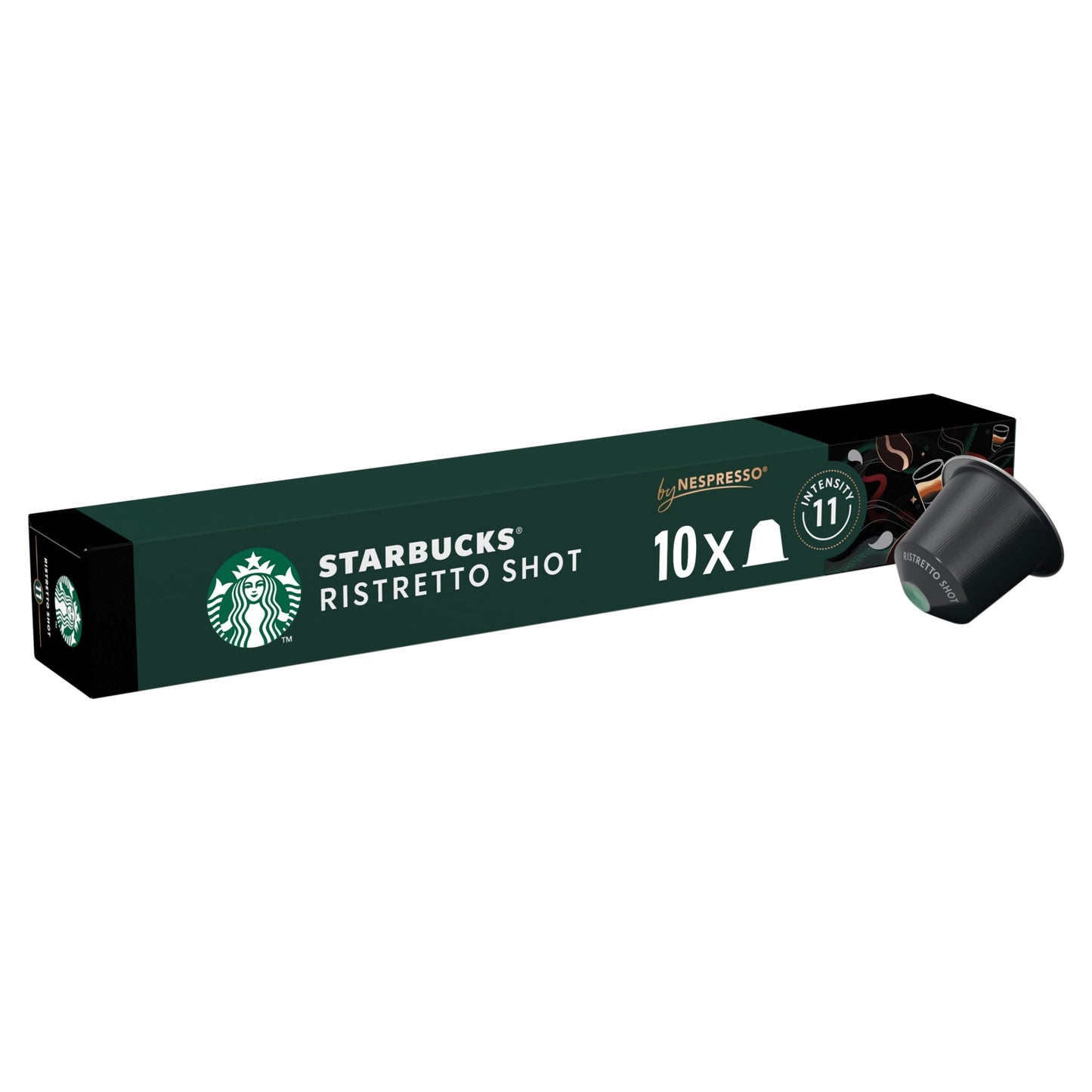Starbucks by Nespresso Ristretto Shot 10 Coffee Capsules 57g — image 1