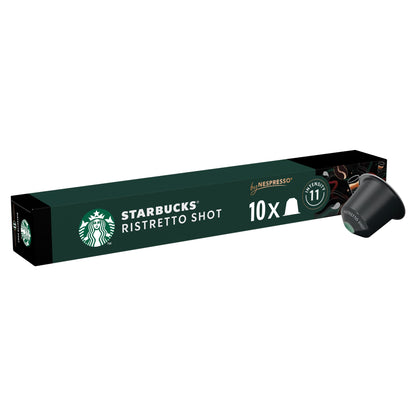 Starbucks by Nespresso Ristretto Shot 10 Coffee Capsules 57g — image 1