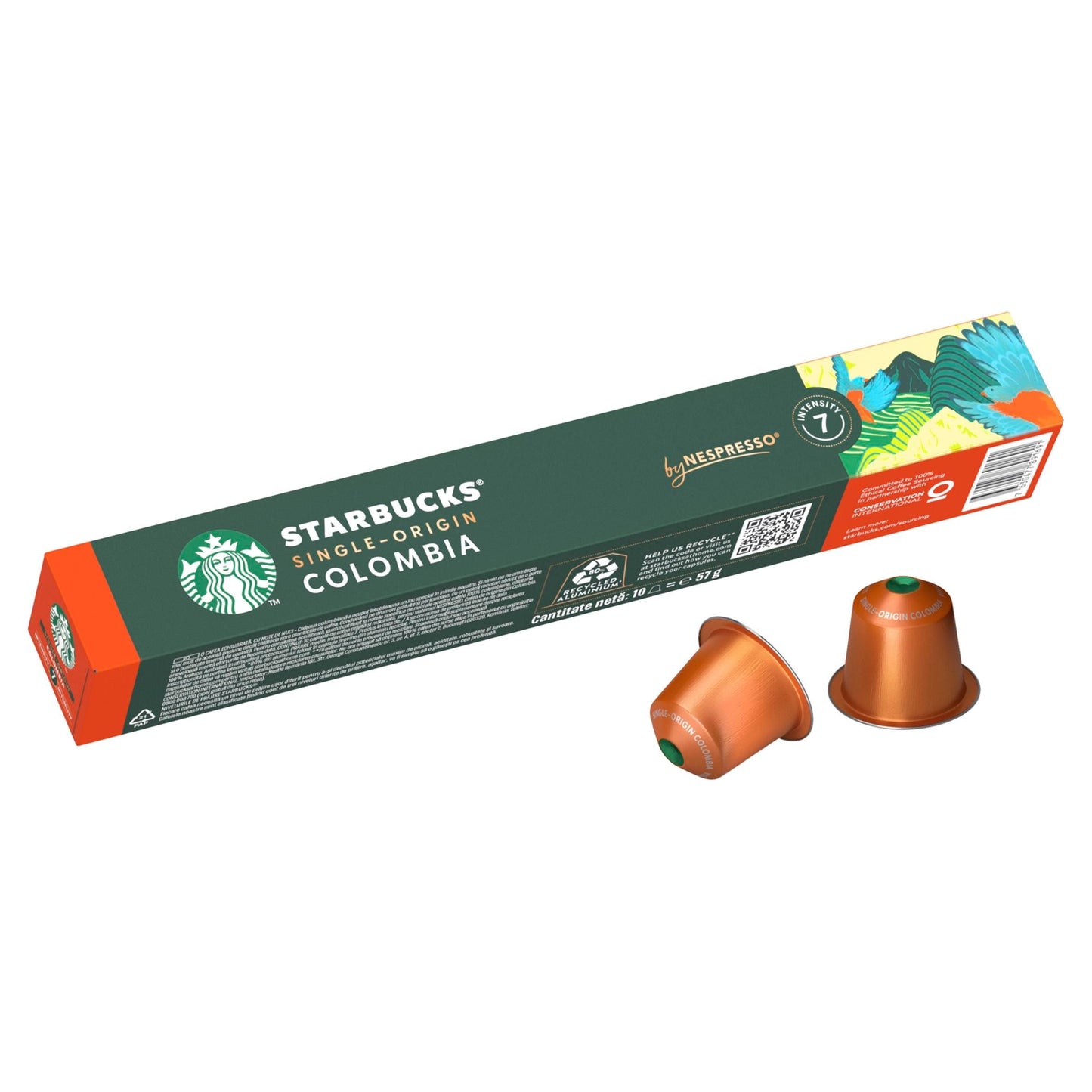 Starbucks by Nespresso Single-Origin Colombia Espresso Coffee Pods x10 57g — image 2