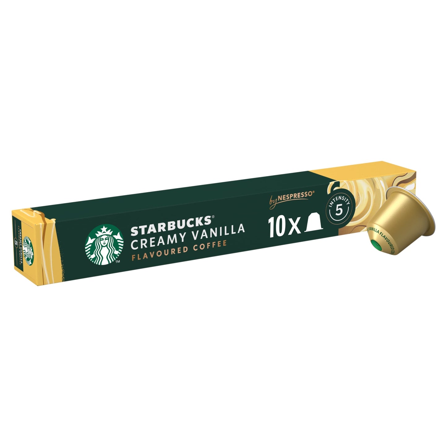 Starbucks Creamy Vanilla Flavoured Coffee Pods x10 51g — image 1
