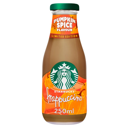 Starbucks Frappuccino Pumpkin Spice Flavour Coffee Drink 250ml — image 1