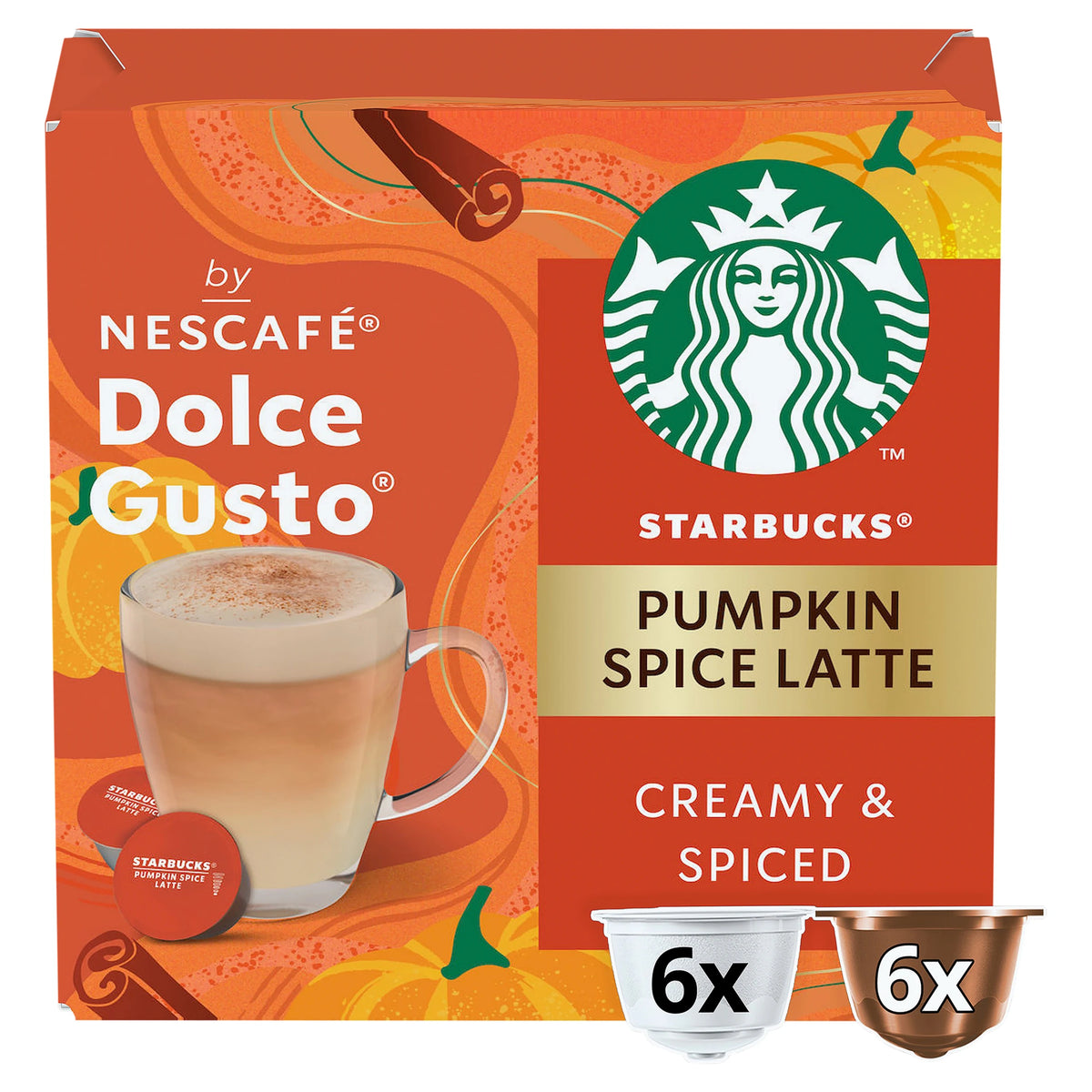 Starbucks Nescafe Dolce Gusto Pumpkin Spice Latte 12 Capsules 129g — image 1