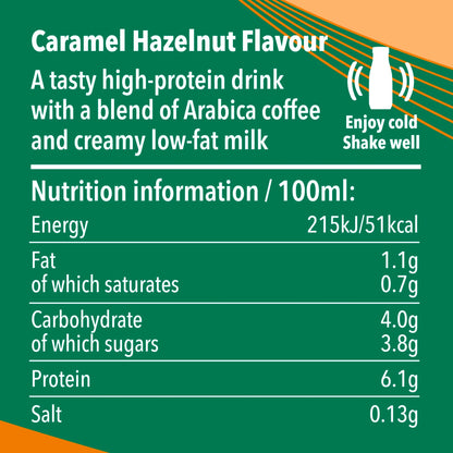 Starbucks® Protein Drink With Coffee Caramel Hazelnut Flavour 330ml — image 2