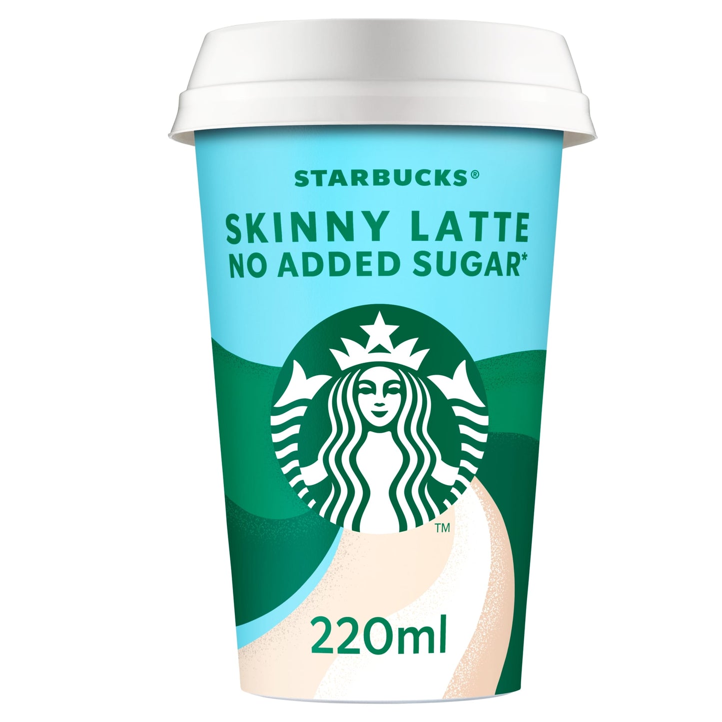 Starbucks Skinny Latte No Added Sugar Iced Coffee 220ml — image 1