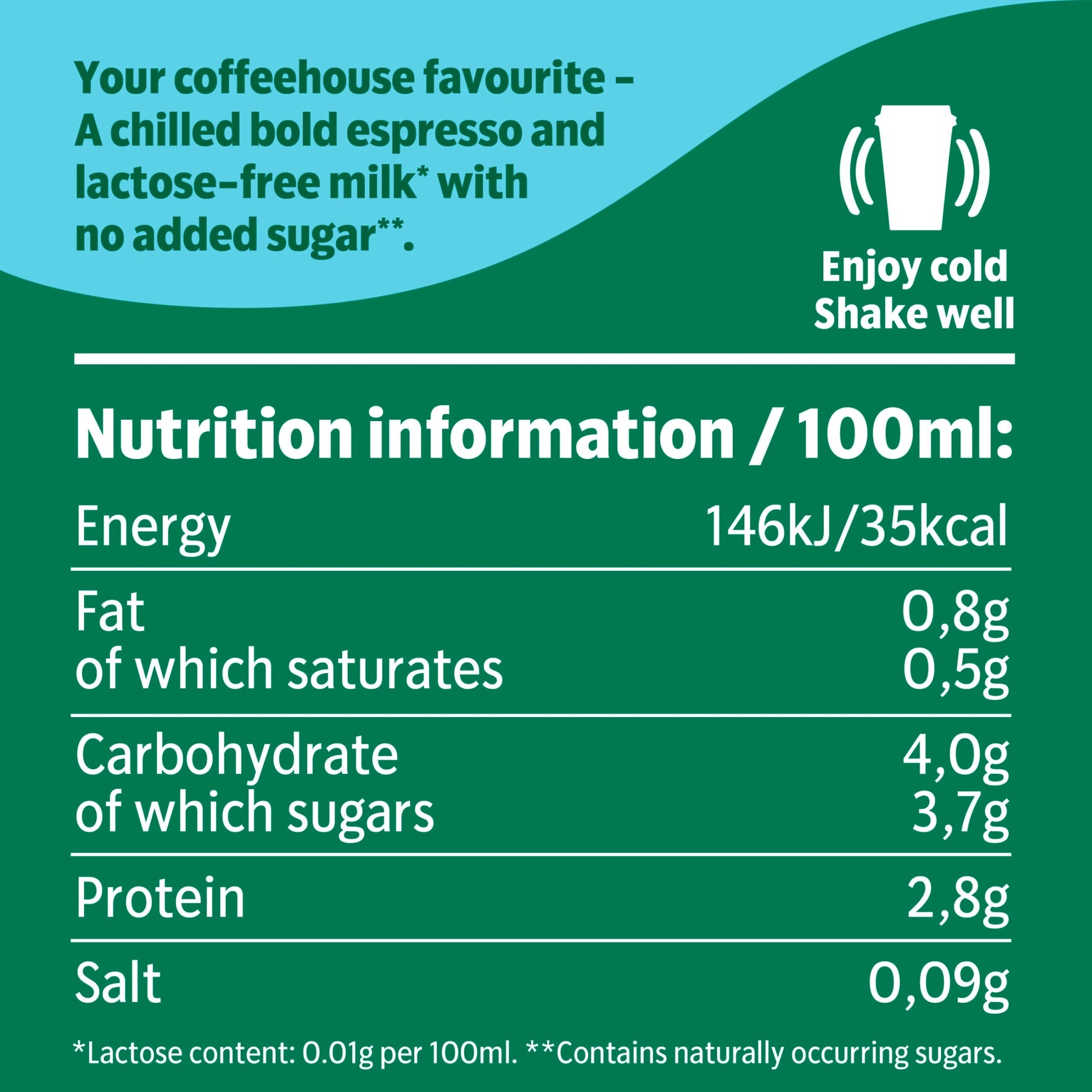 Starbucks Skinny Latte No Added Sugar Iced Coffee 220ml — image 2