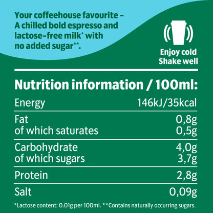 Starbucks Skinny Latte No Added Sugar Iced Coffee 220ml — image 2