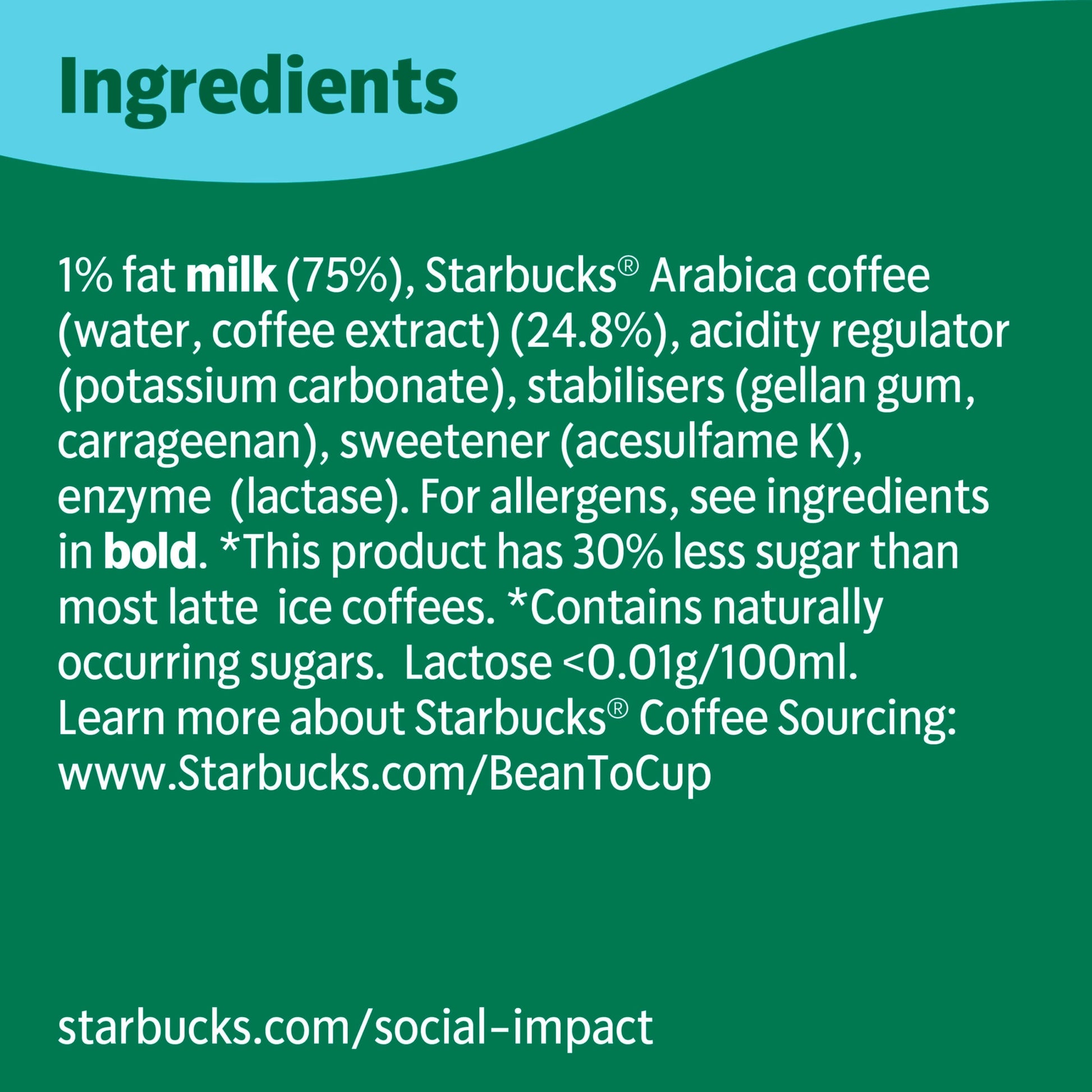 Starbucks Skinny Latte No Added Sugar Iced Coffee 220ml — image 3