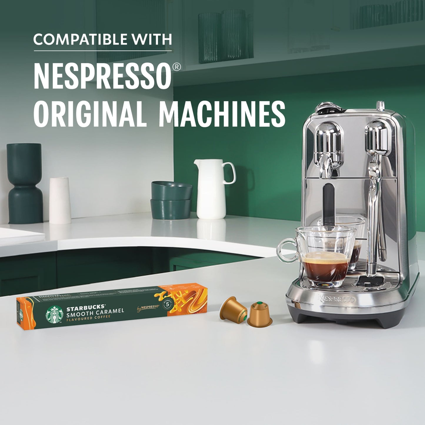 Starbucks Smooth Caramel Flavoured Coffee Pods x10 51g — image 5