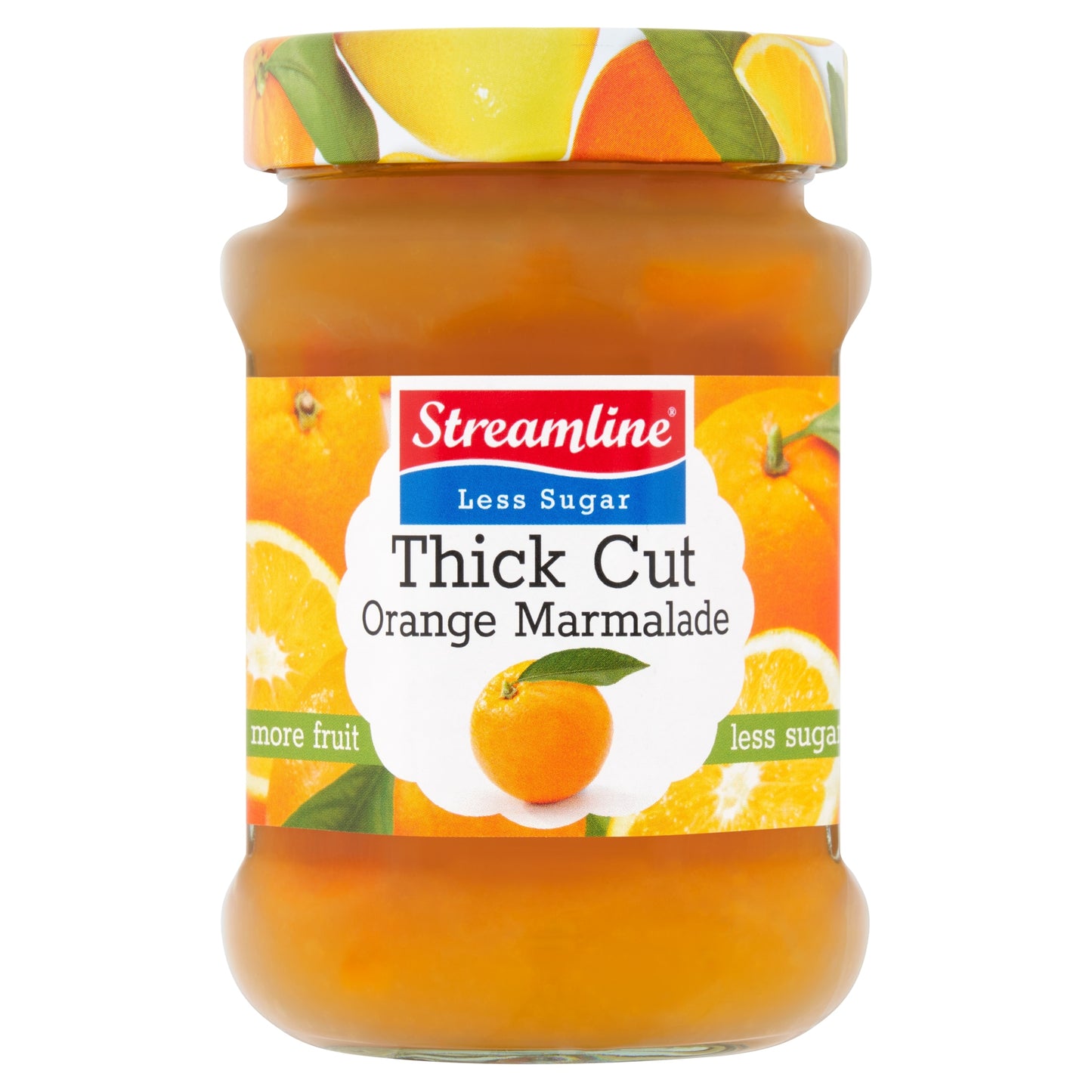 Streamline Reduced Sugar Thick Cut Orange Marmalade 340G — image 1