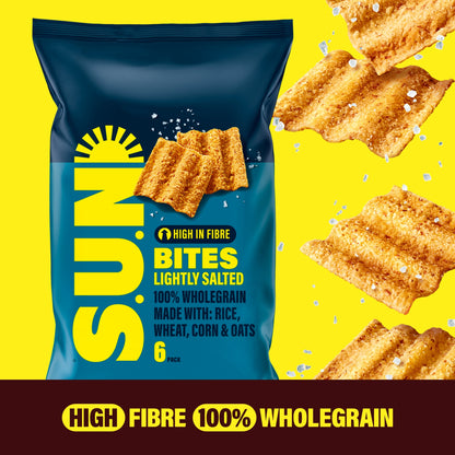 Sunbites Lightly Salted Crisps 6x25g — image 2