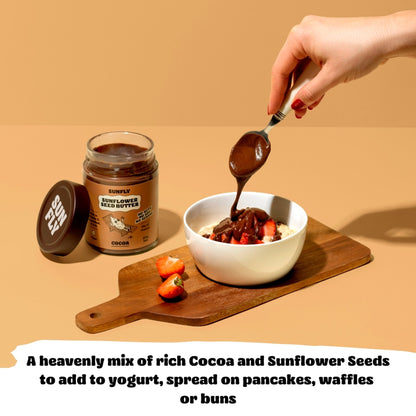 SUNFLY Sunflower seed butter Cocoa 330g — image 2