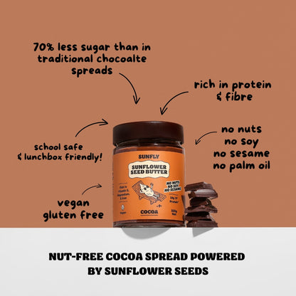 SUNFLY Sunflower seed butter Cocoa 330g — image 4