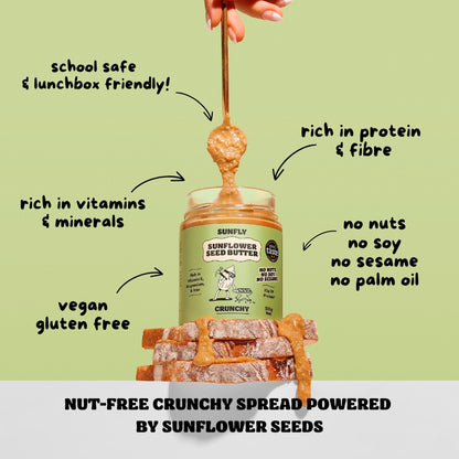 SUNFLY Sunflower seed butter Crunchy 330g — image 4