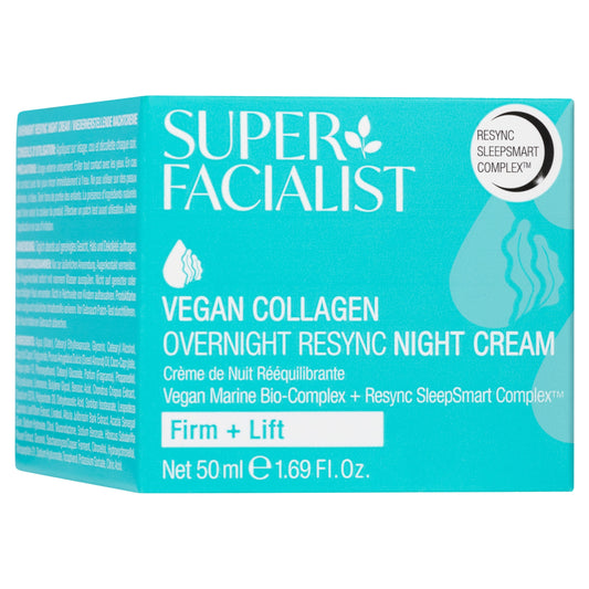 Super Facialist Vegan Collagen Overnight Resync Night Cream 50ml — image 1
