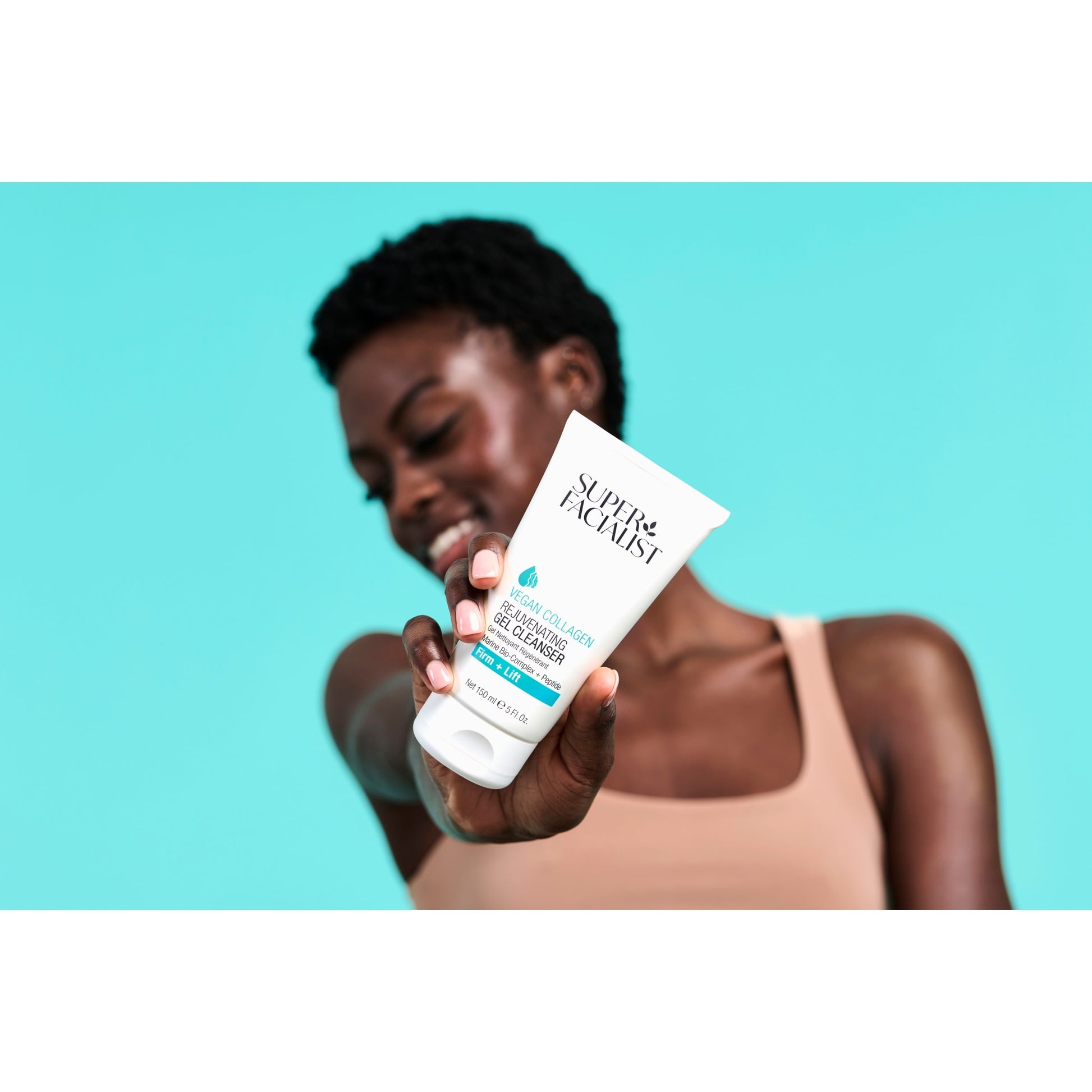 Super Facialist Vegan Collagen Rejuvenating Gel Cleanser 150ml — image 3