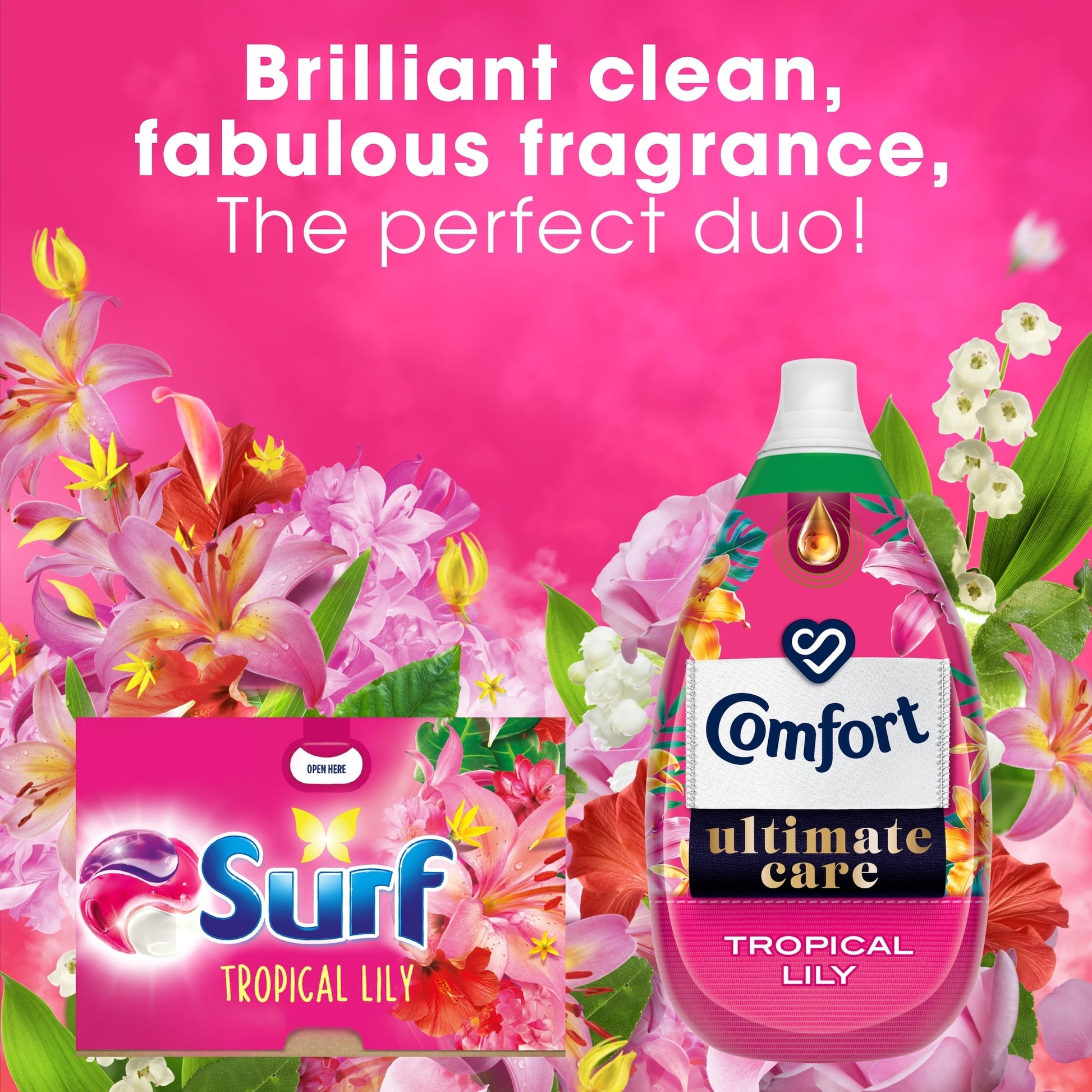 Surf 3 In 1 Tropical Lily Washing Capsules 15 Washes 259.5g — image 5