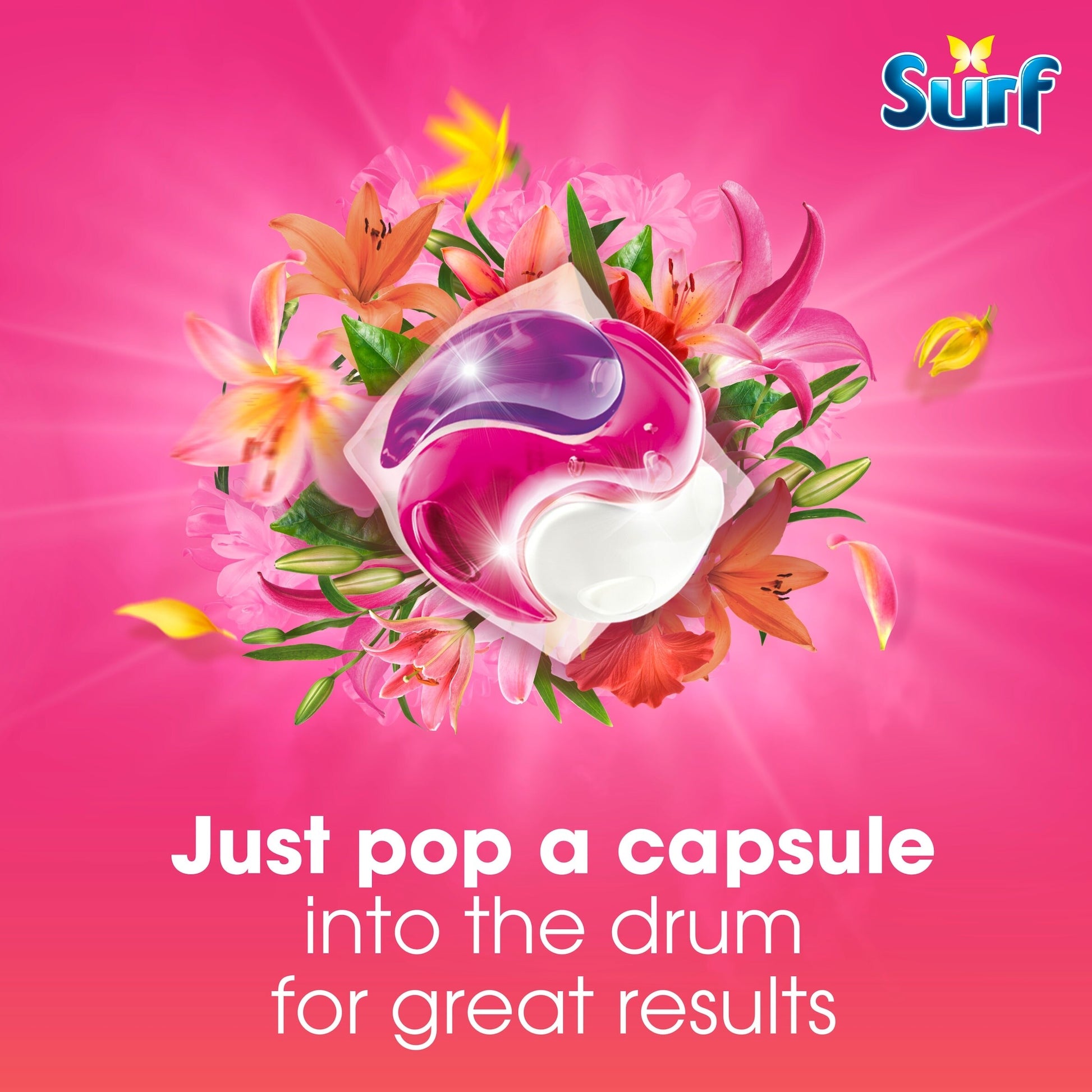 Surf 3 In 1 Tropical Lily Washing Capsules 26 Washes 449.8g — image 5