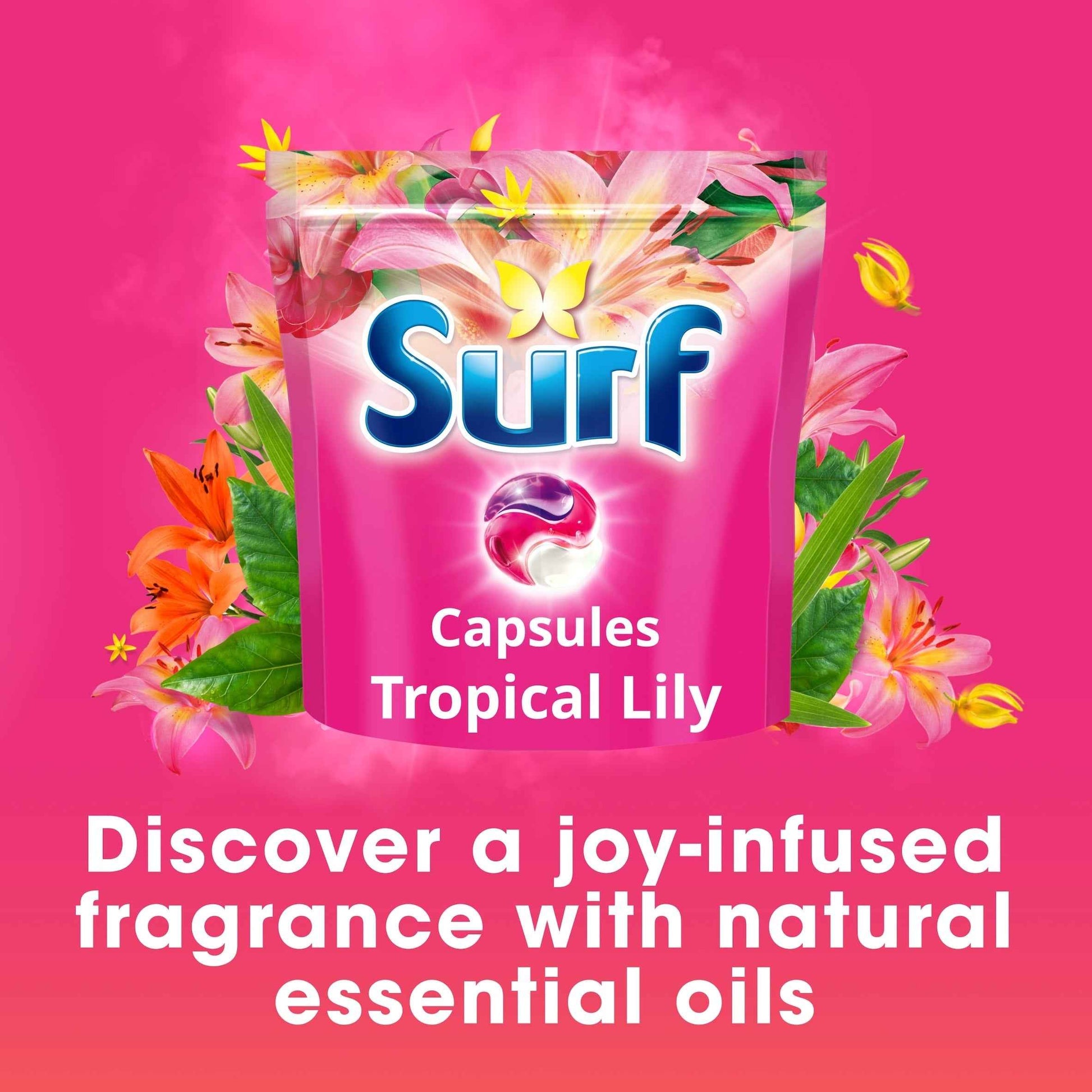 SURF 3 In 1 Tropical Lily Washing Capsules 51 Washes 882g