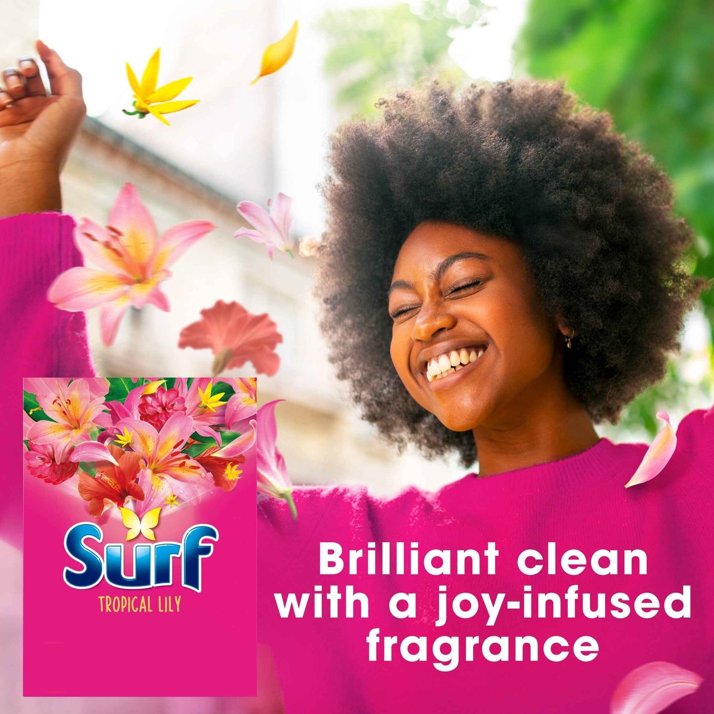 SURF Tropical Lily Laundry Washing Detergent Powder 75 Washes 3750g