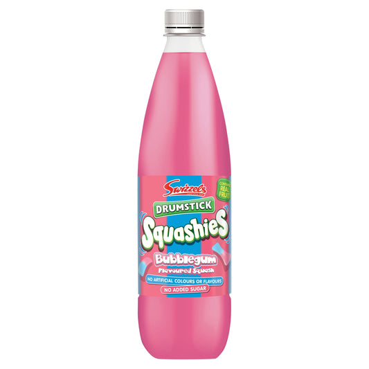 Swizzels Drumstick Squashies Bubblegum Flavoured Squash No Added Sugar 1L — image 1