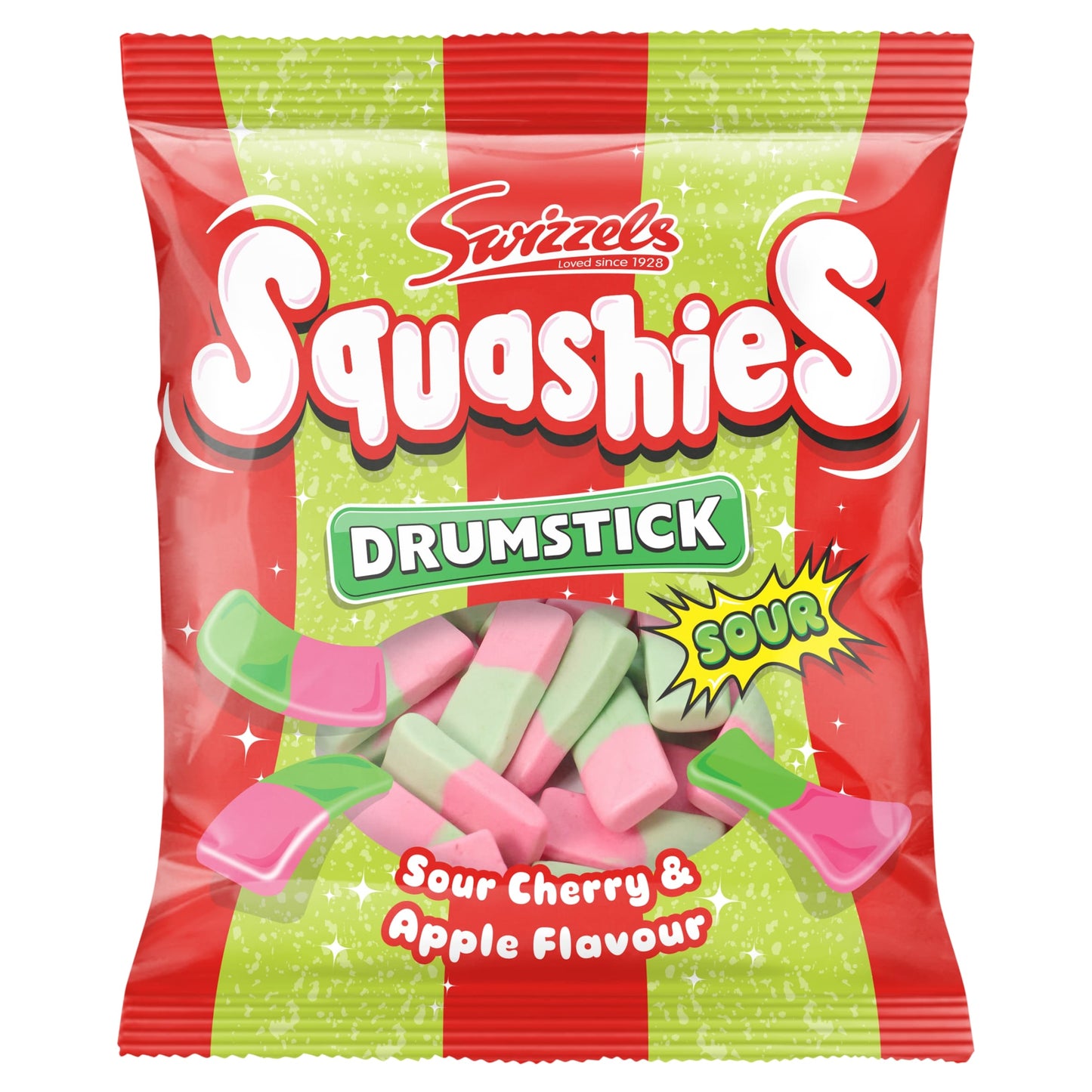 Swizzels Drumstick Squashies Sour Cherry & Apple 140G — image 1