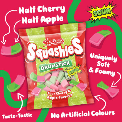 Swizzels Drumstick Squashies Sour Cherry & Apple 140G — image 2