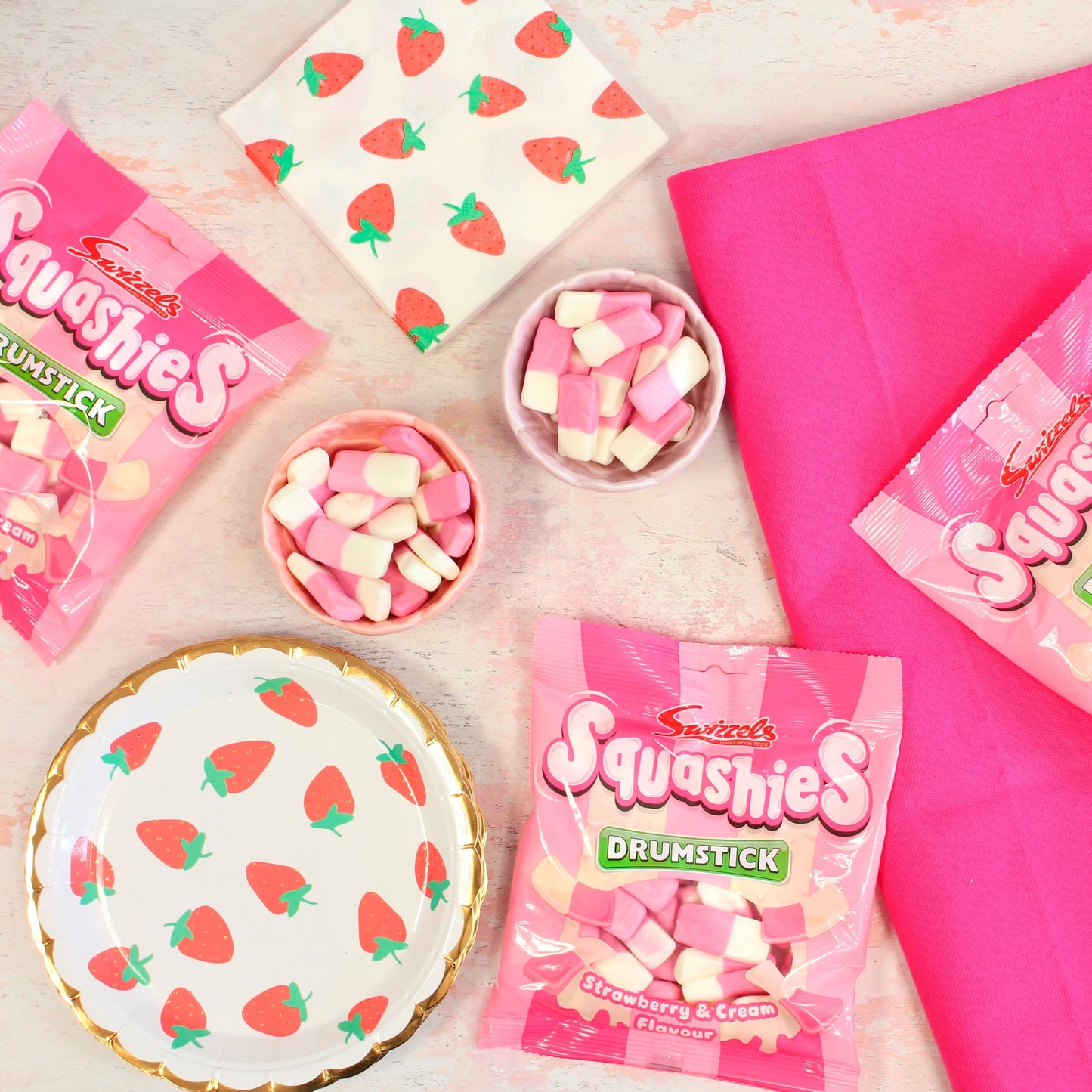Swizzels Drumstick Squashies - Strawberry & Cream Flavour 140g — image 3