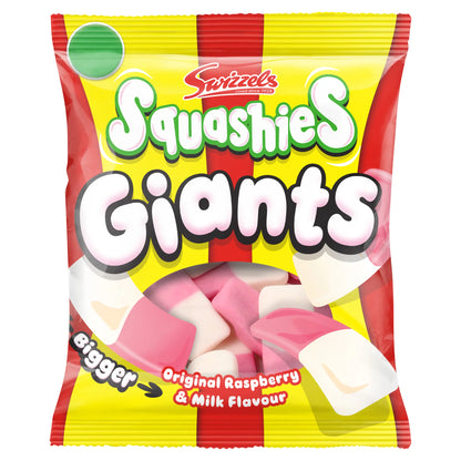 Swizzels Squashies Giants Original Raspberry & Milk Flavour 140g — image 1