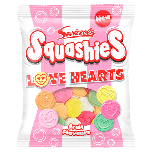 Swizzels Squashies Love Hearts 140g — image 1