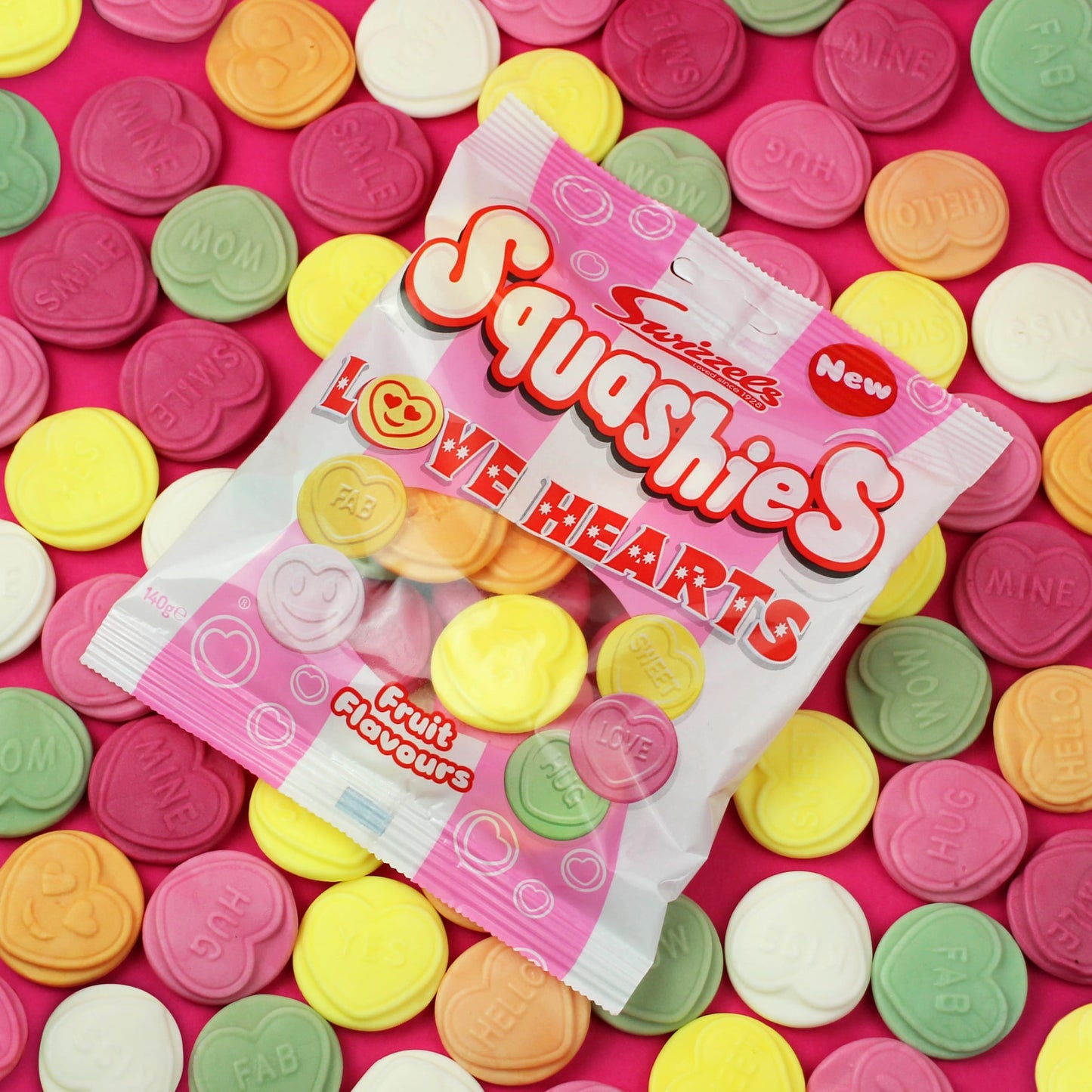 Swizzels Squashies Love Hearts 140g — image 2
