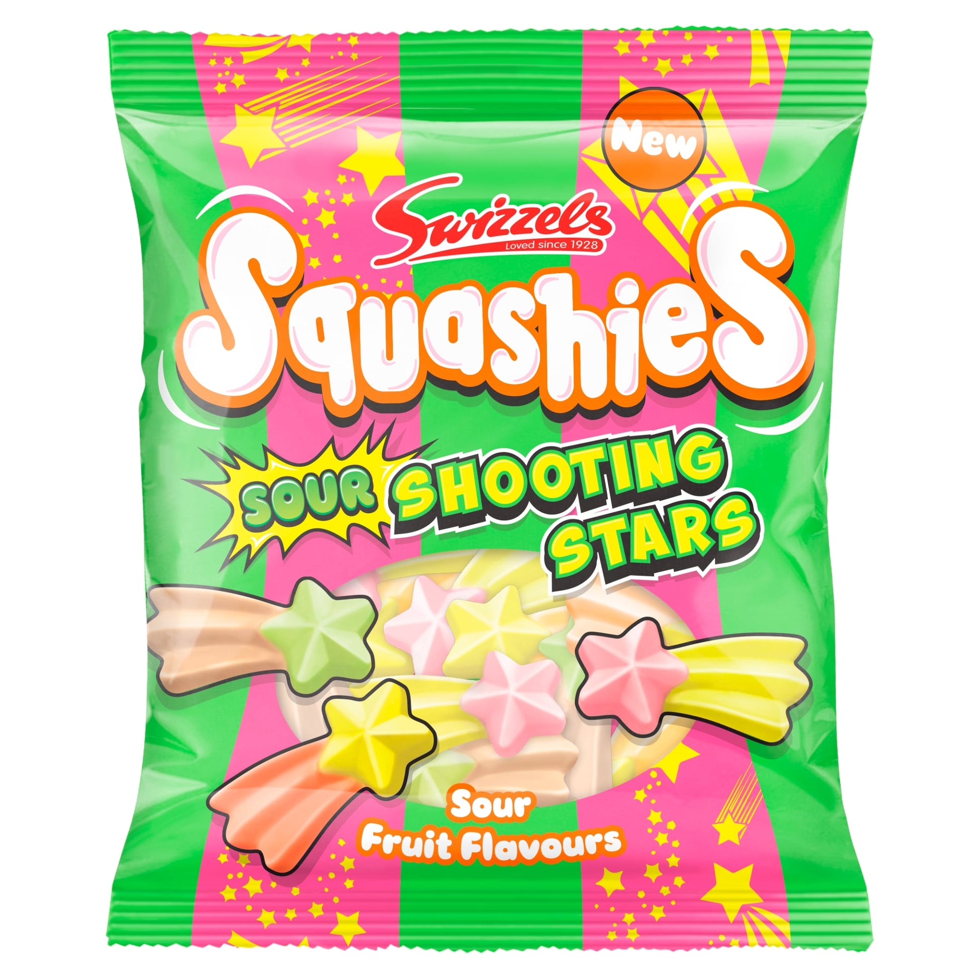 Swizzels Squashies Sour Shooting stars 100g — image 1