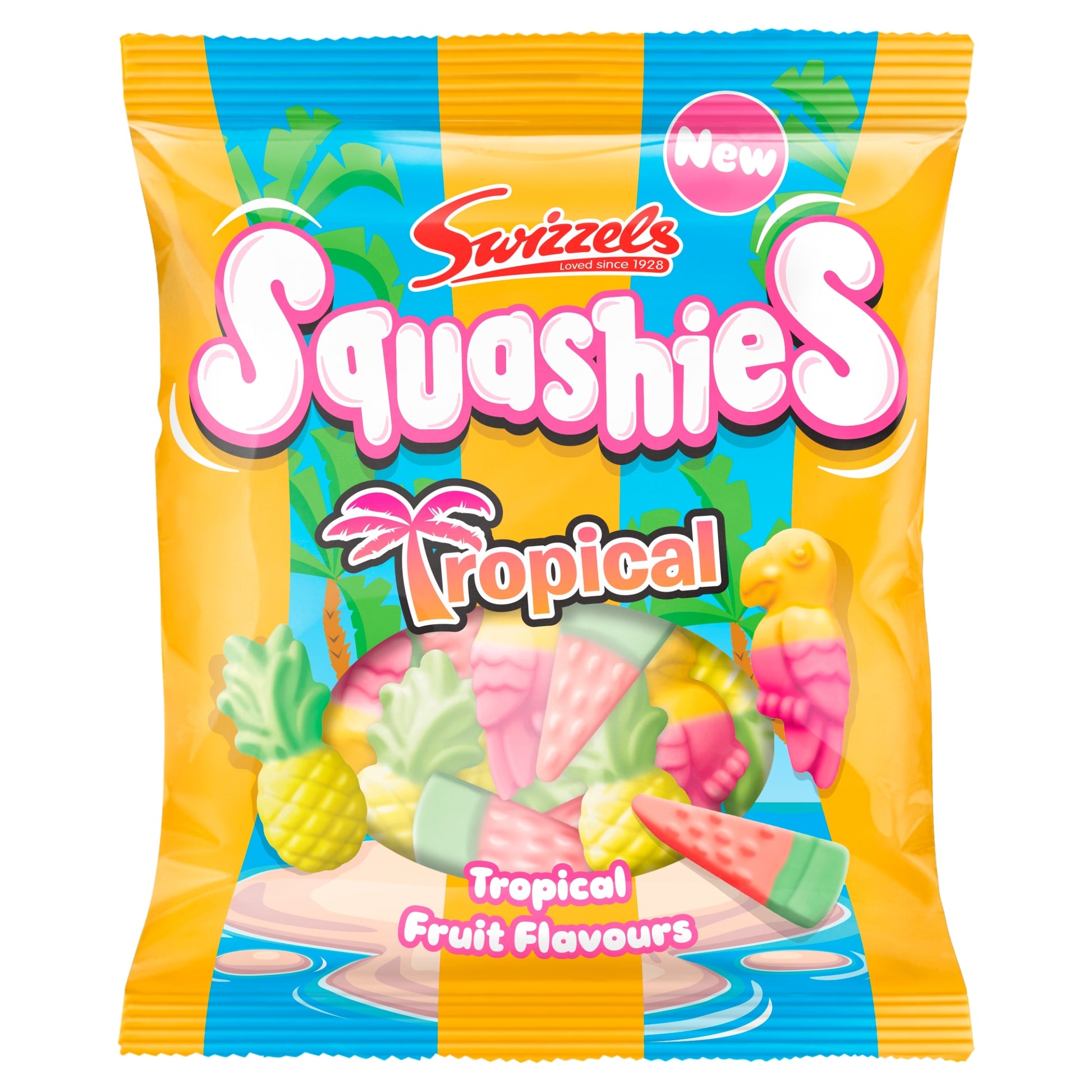 Swizzels Squashies Tropical Fruit Flavours 100g — image 1