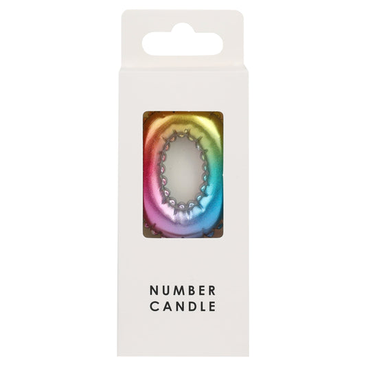 TABLE FUN NUMERICAL CANDLE NO.0 - MULTICOLOUR — image 1
