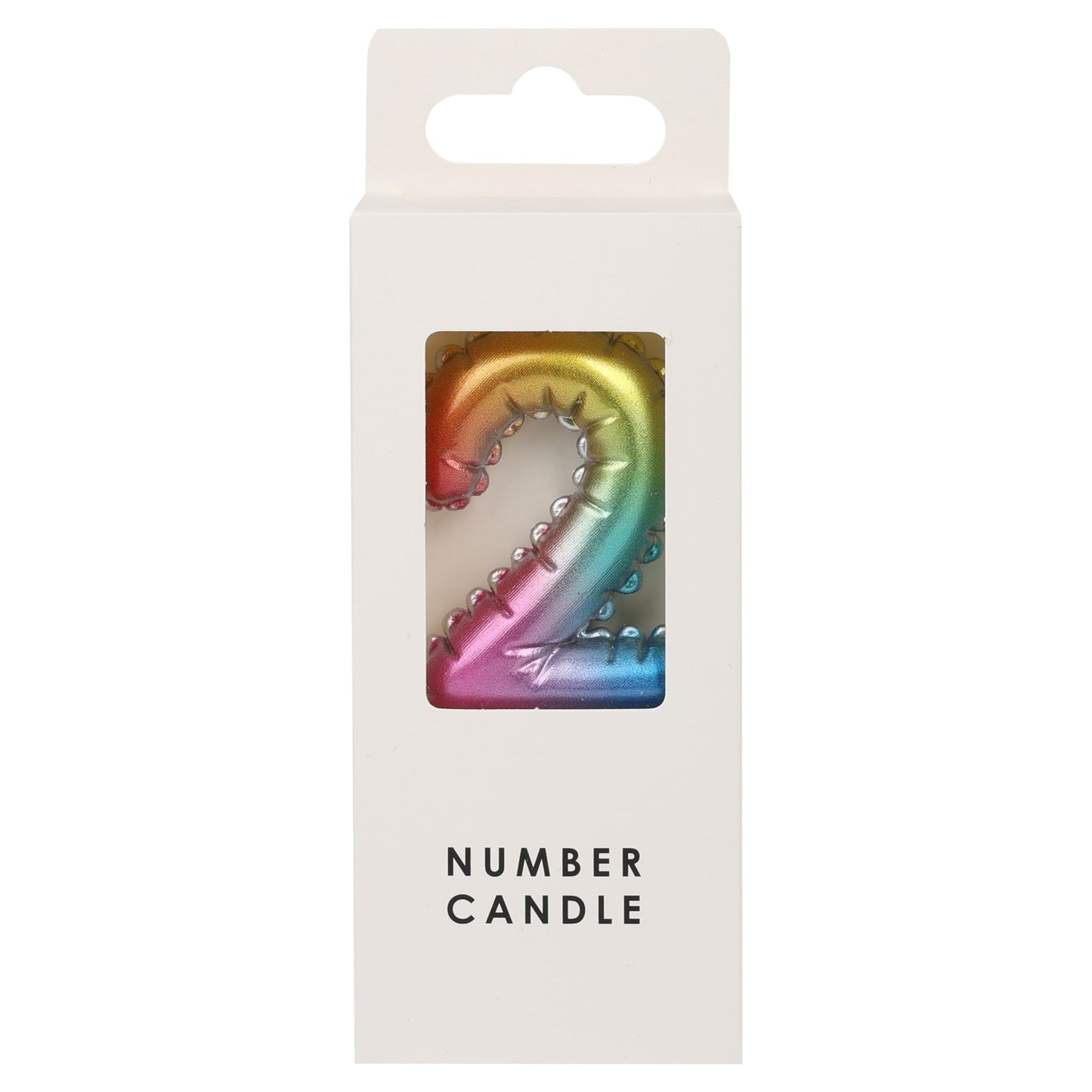 TABLE FUN NUMERICAL CANDLE NO.2 - MULTICOLOUR — image 1