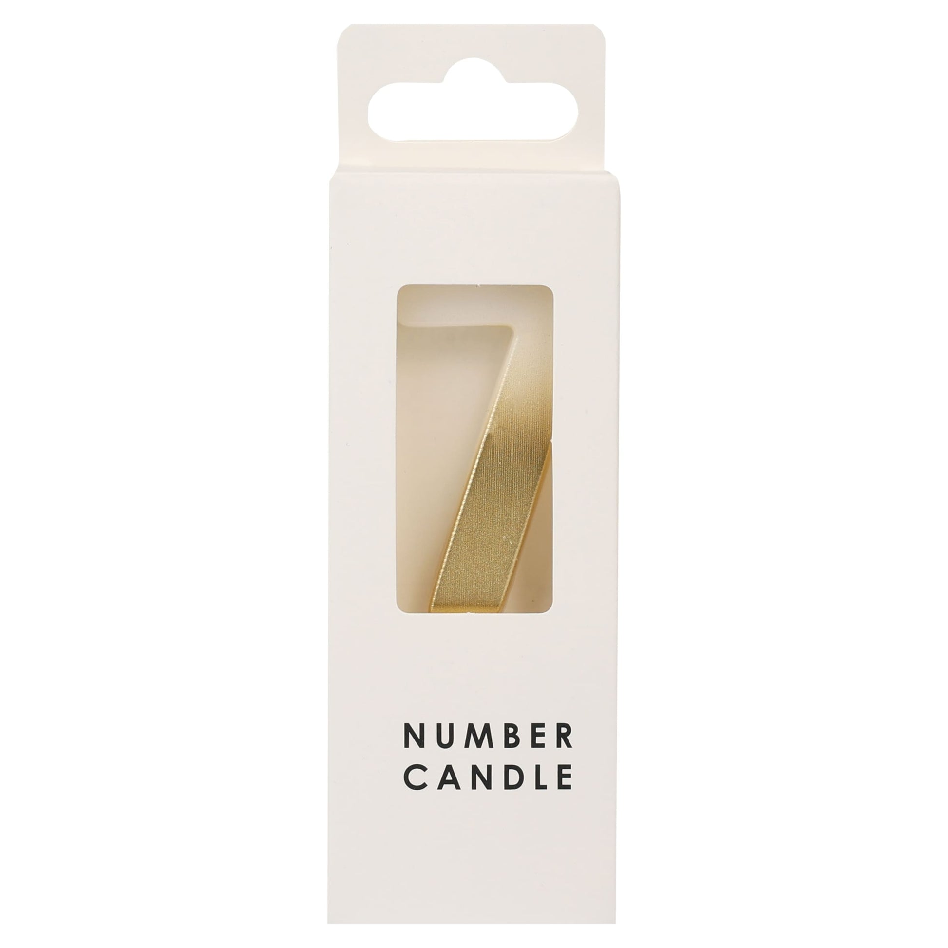 TABLE FUN NUMERICAL CANDLE NO.7 - GOLD — image 1