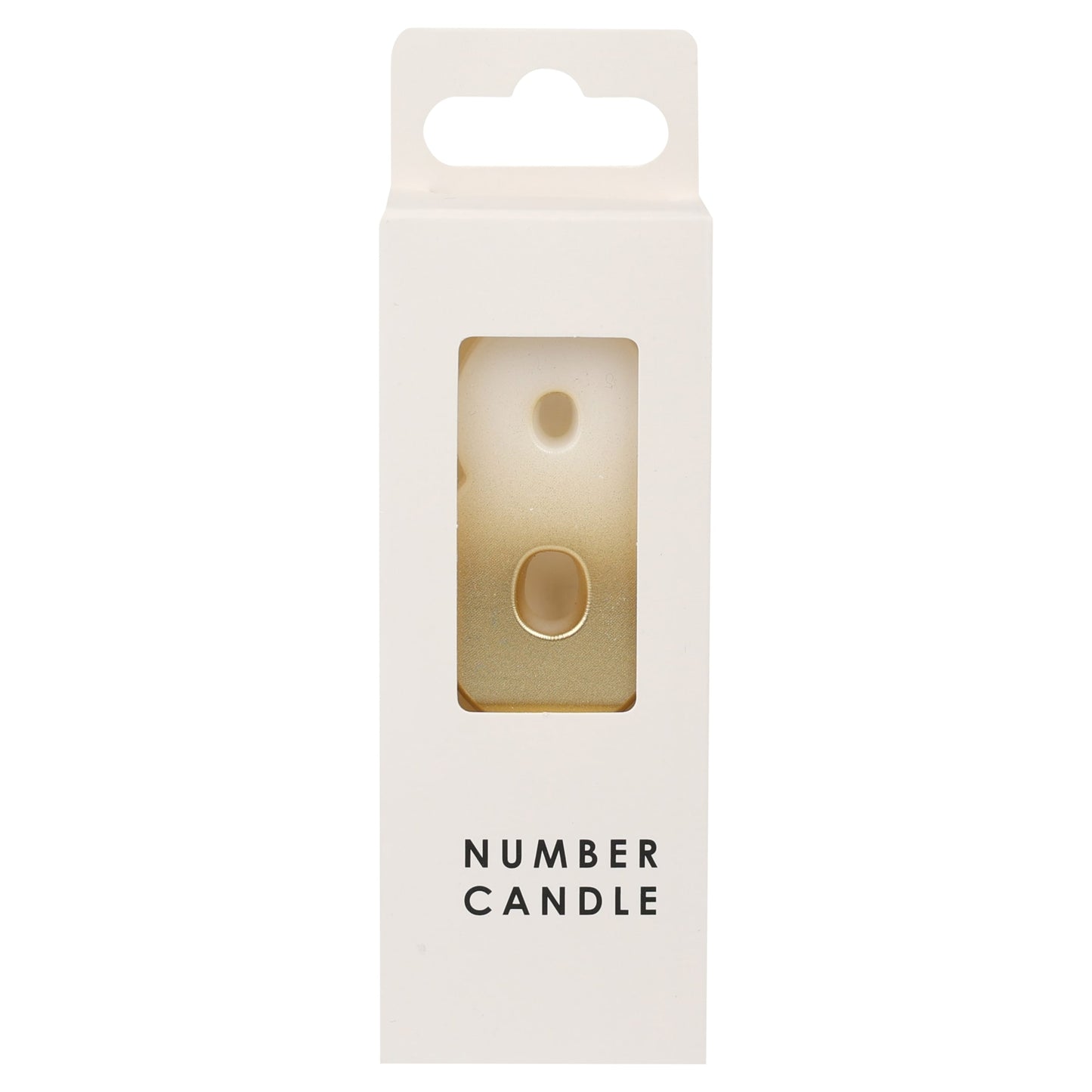 TABLE FUN NUMERICAL CANDLE NO. 8 - GOLD — image 1