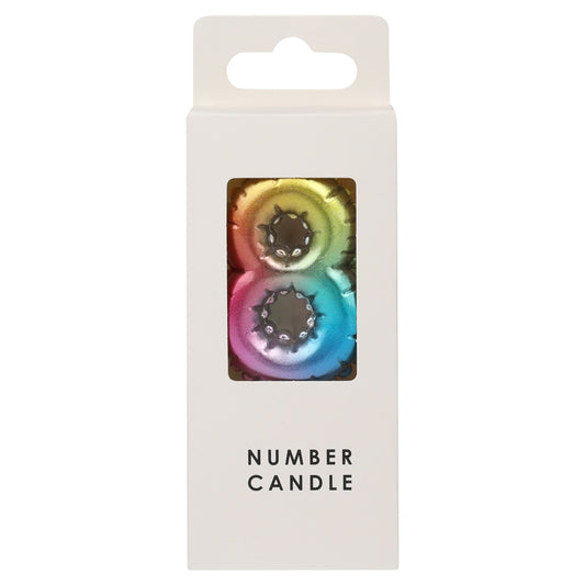 TABLE FUN NUMERICAL CANDLE NO.8 - MULTICOLOUR — image 1