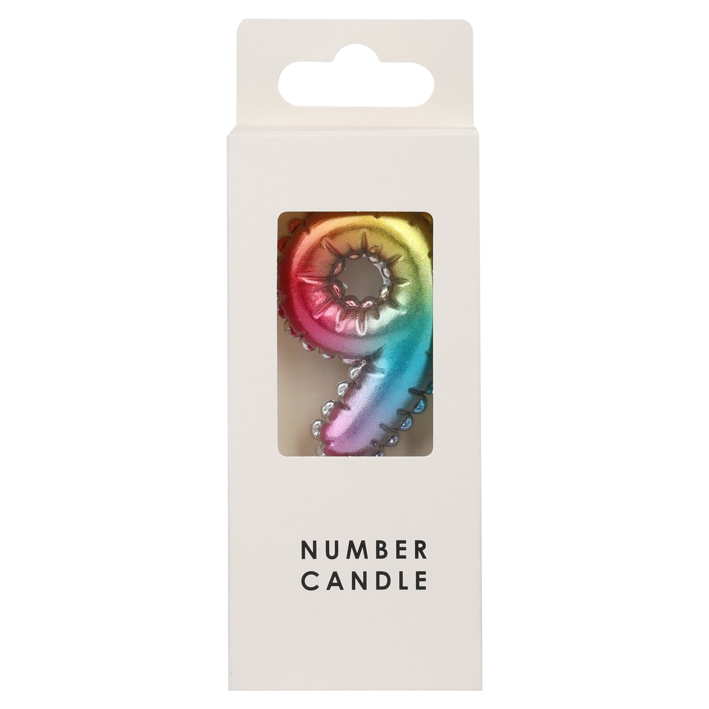Table Fun Numerical Candle No.9 - MULTICOLOUR — image 1