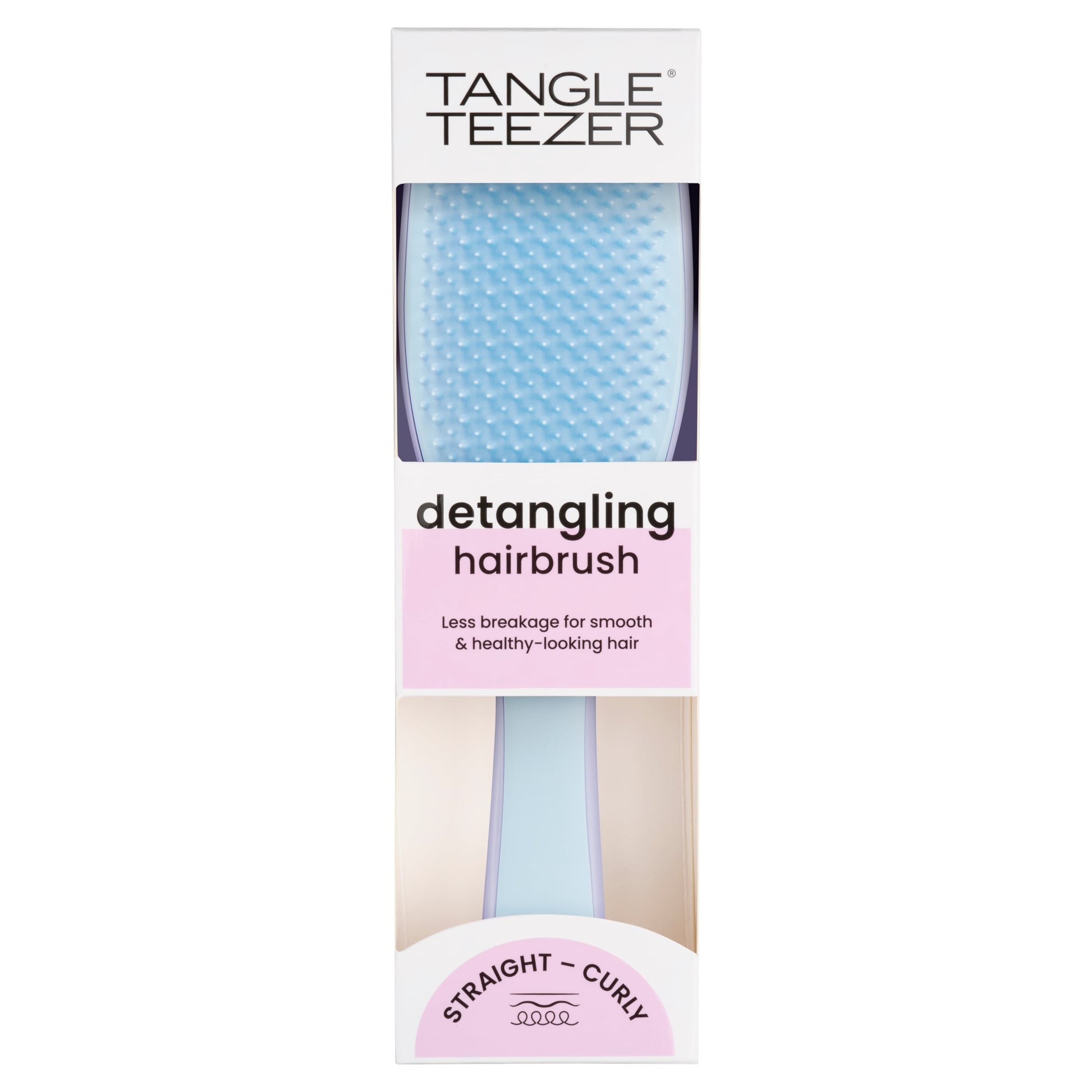 Tangle Teezer Detangling Hairbrush Straight to Curly Lilac Cloud — image 1