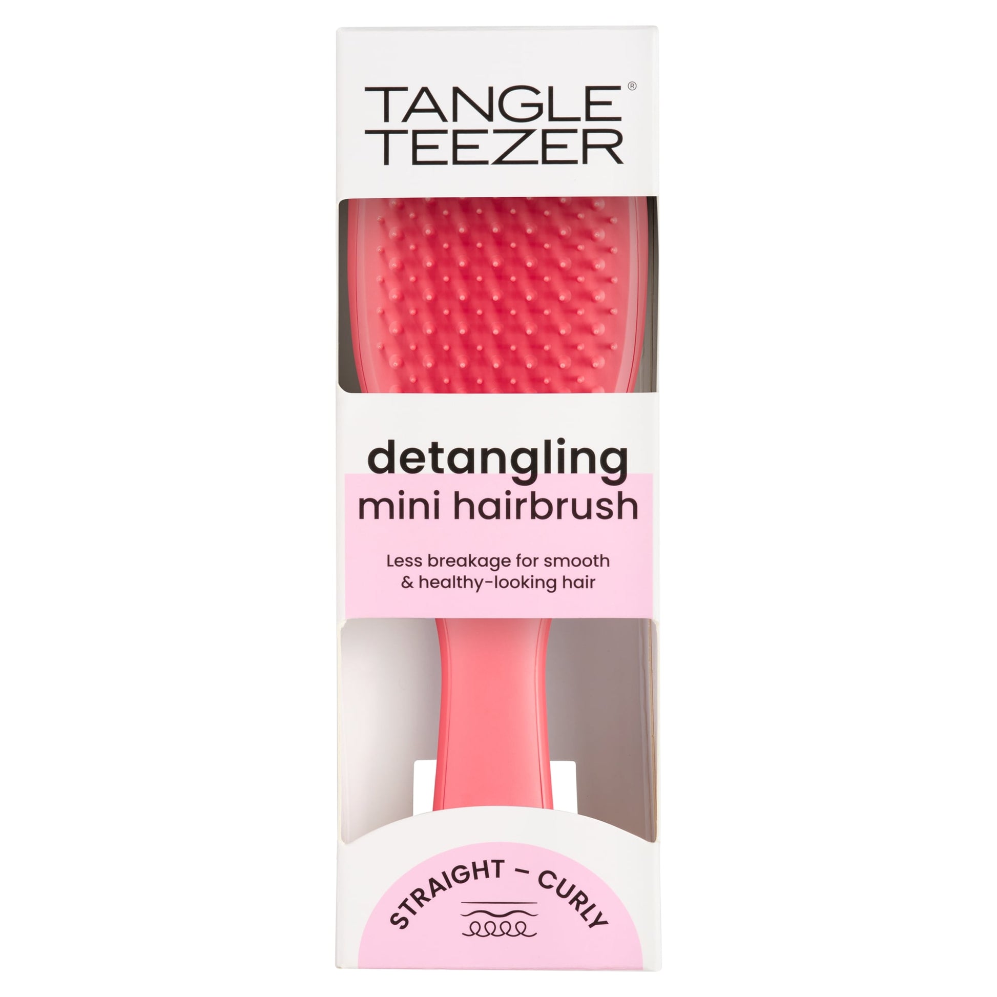 Tangle Teezer Kids Gentle Detangling Mini Hairbrush, Pink Punch — image 1