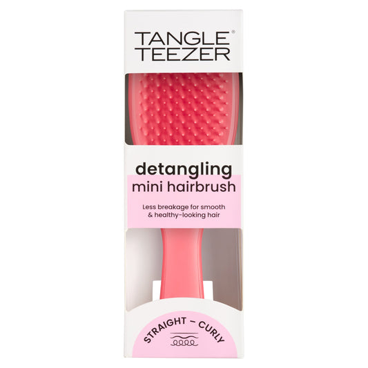 Tangle Teezer Kids Gentle Detangling Mini Hairbrush, Pink Punch — image 1