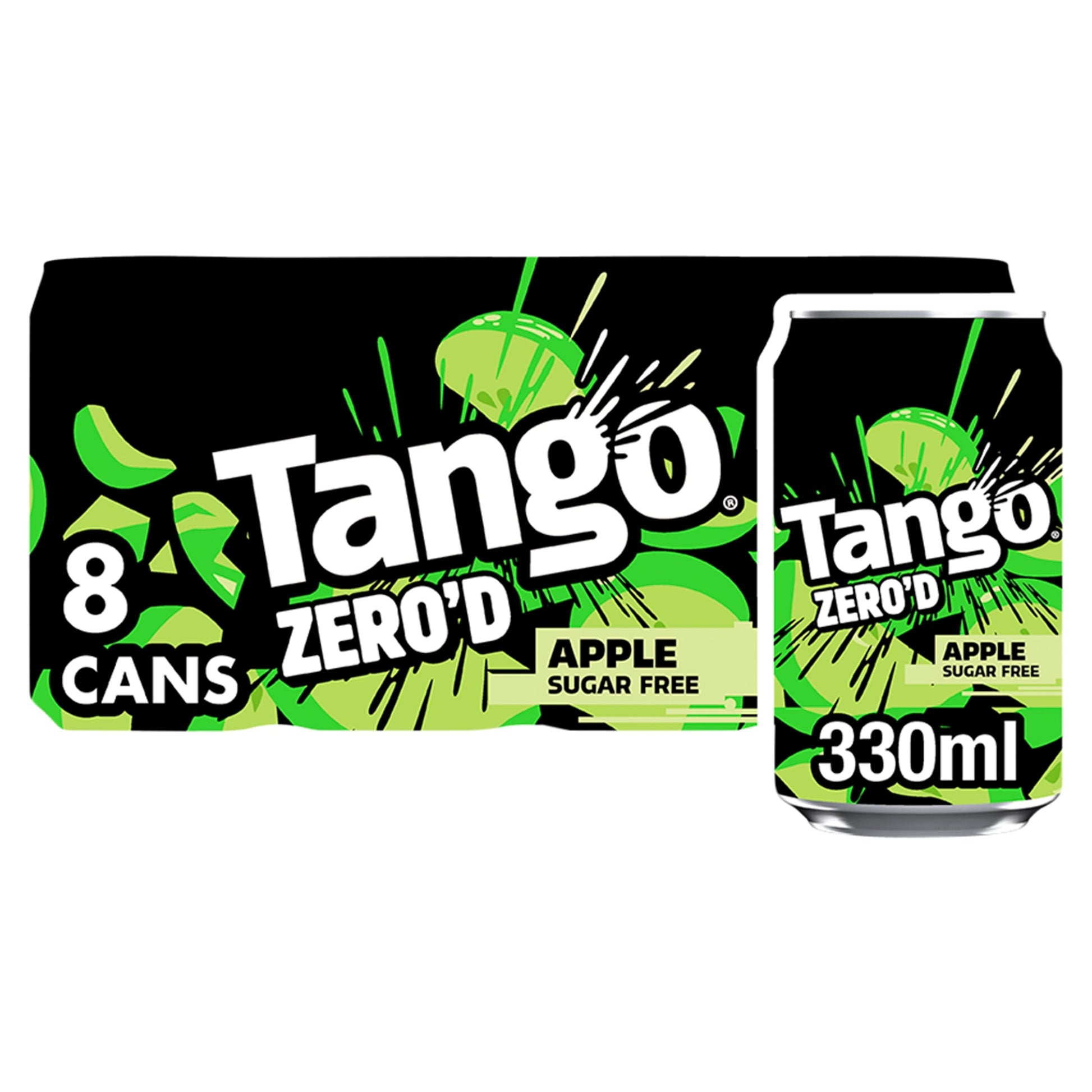 Tango Apple Sugar Free Cans 8 x 330ml — image 1