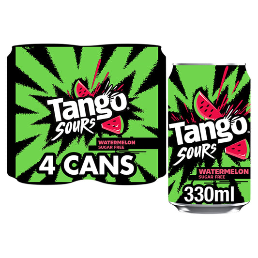 TANGO Sours Watermelon Sugar Free 4x330ml — image 1