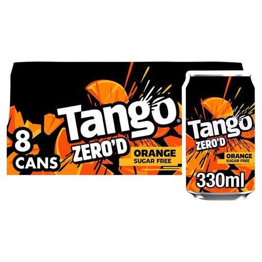 TANGO Zero'd Orange Sugar Free 8 x 330ml — image 1