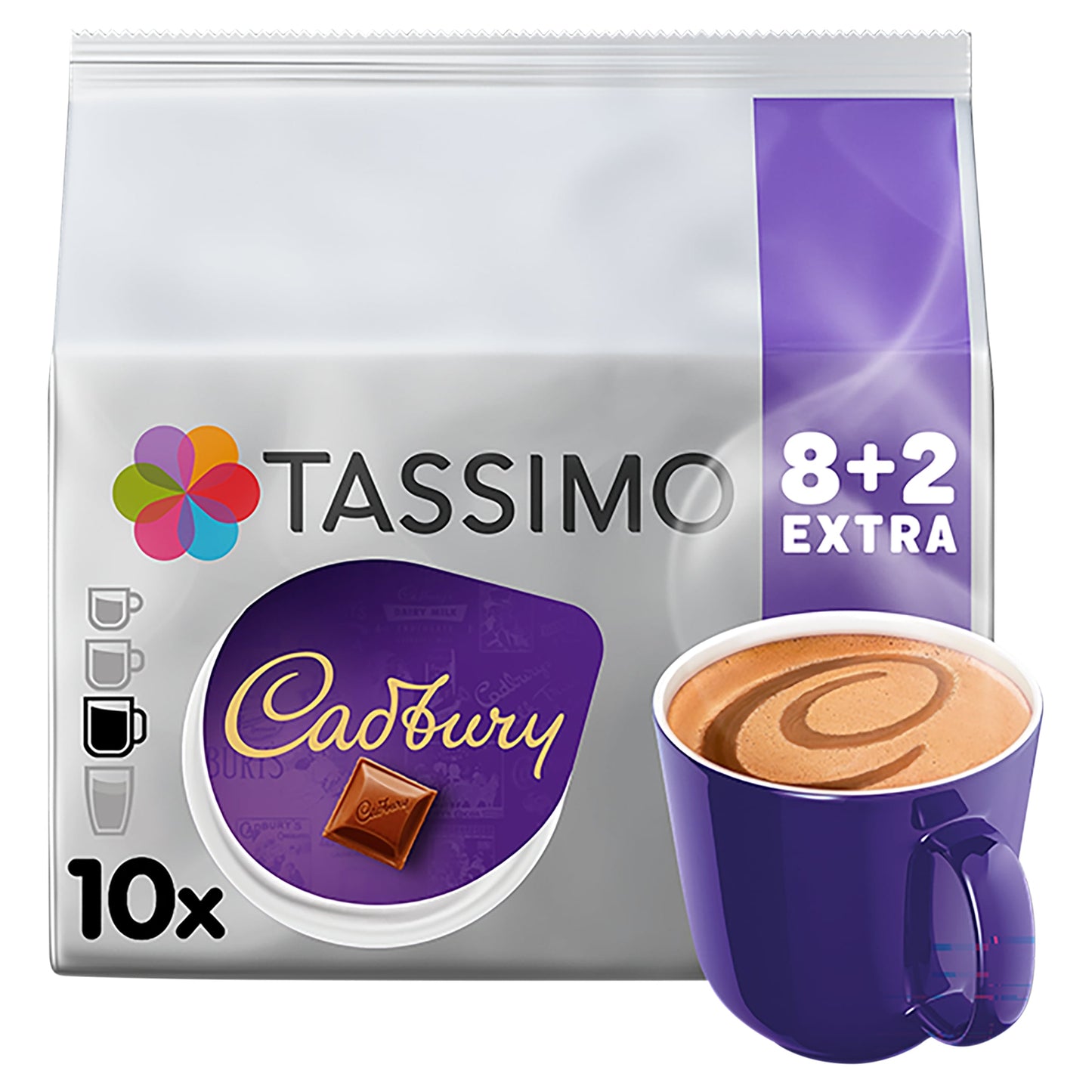 Tassimo Cadbury Chocolate 8+2 FREE Drinks 160g — image 1